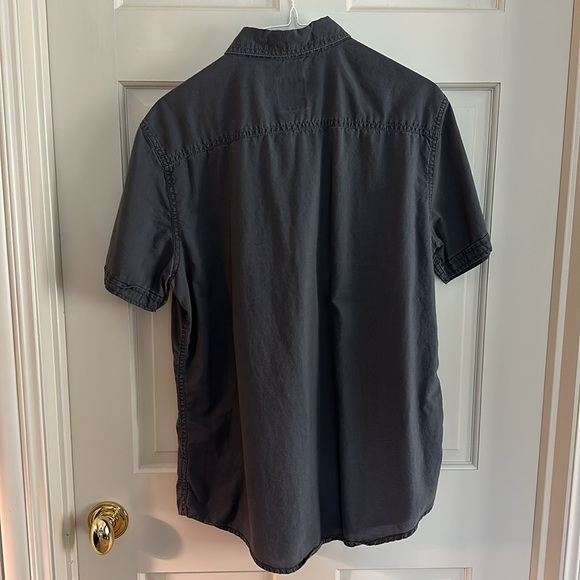 Two Swell Men’s Casual Button Down Shirt Sleeve Shirts - Madras and Gray, Sz M - Picture 7 of 7